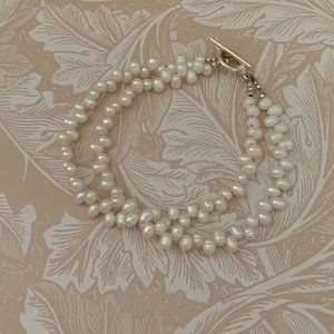 Double Strand Pearl Bracelet
